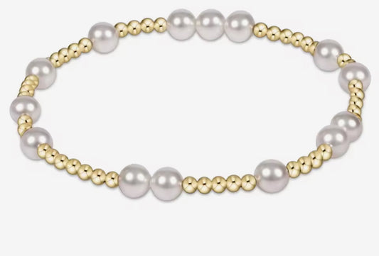 Pearl ball bead bracelet