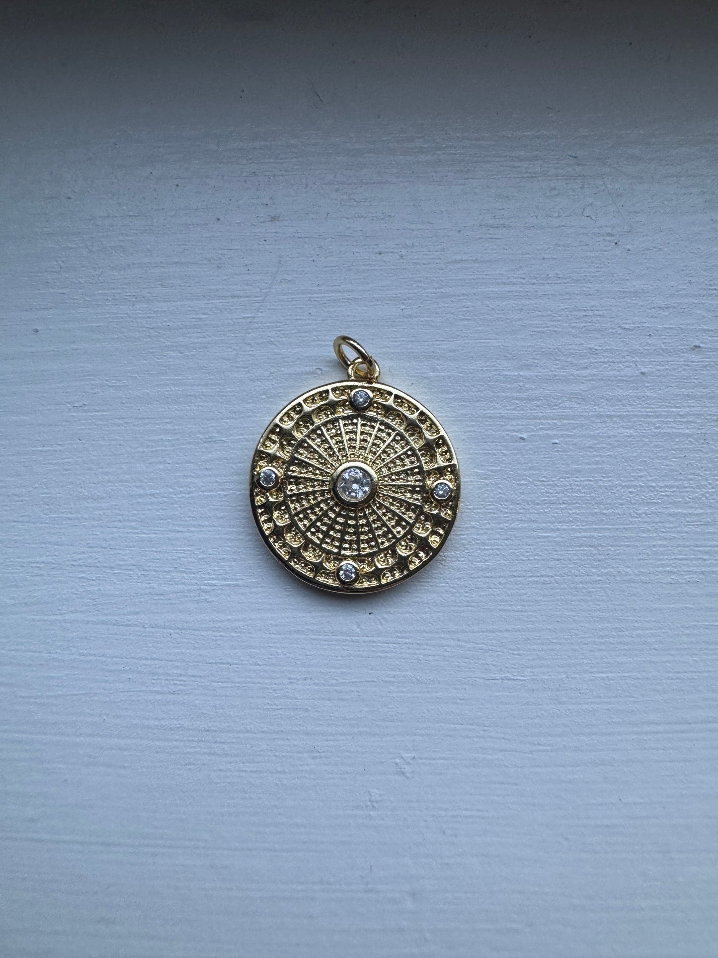 Diamond Gold Pendant Charm