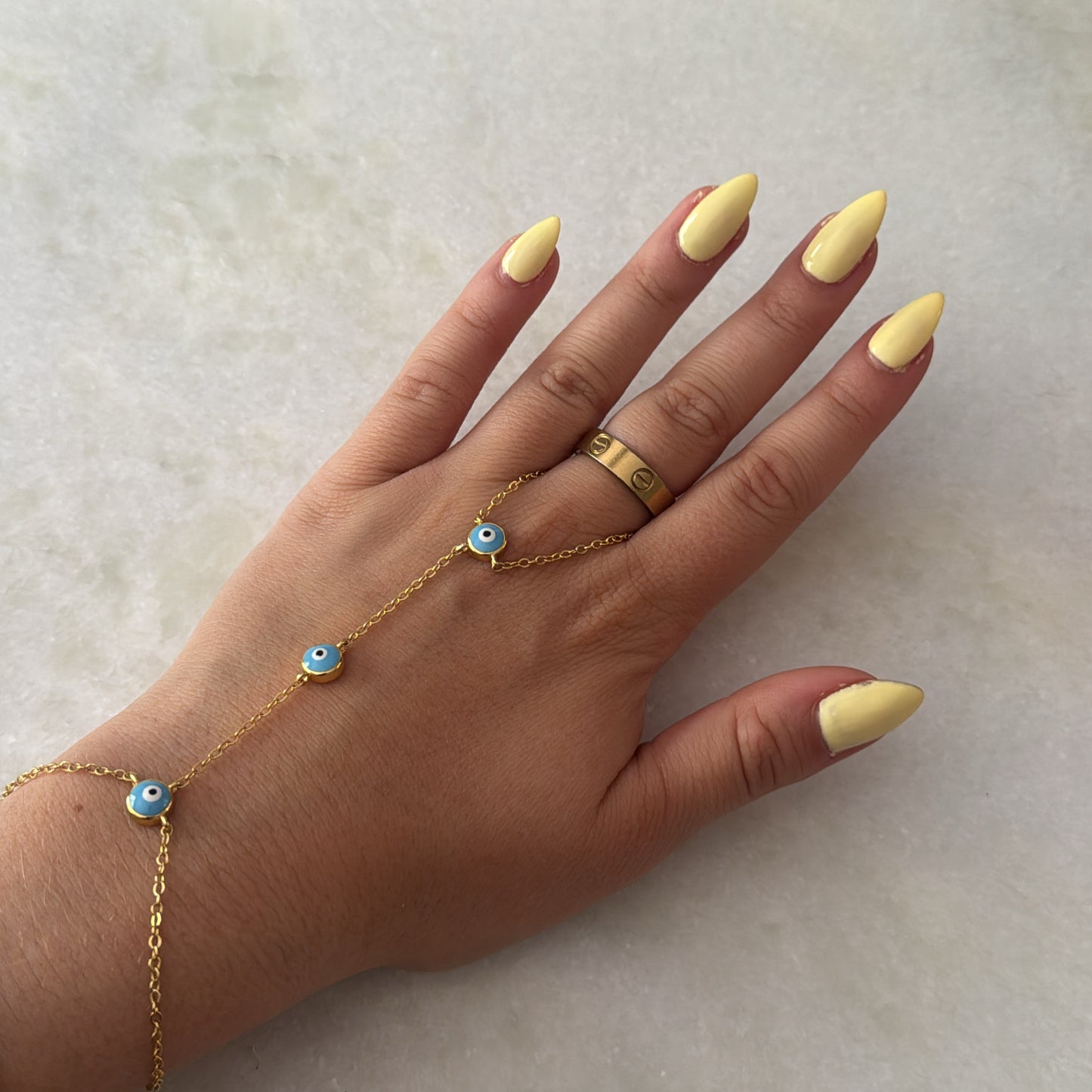 Evil Eye Hand Chain