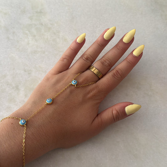 Evil Eye Hand Chain