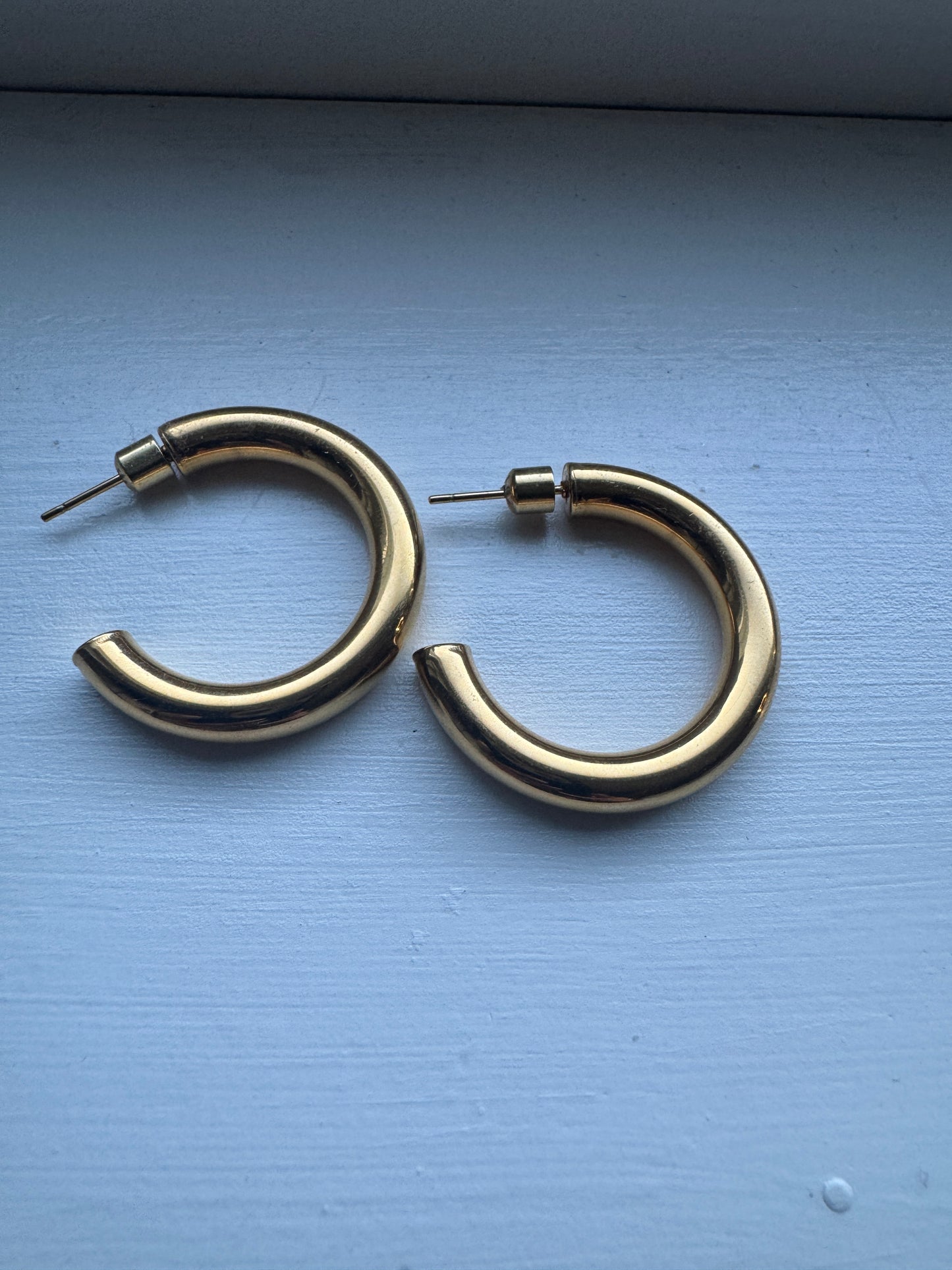 Classic Gold Hoop Earrings